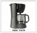 4 Cup Drip Coffee Maker With Glass Pot  3