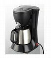 4 Cup Drip Coffee Maker With Stainless