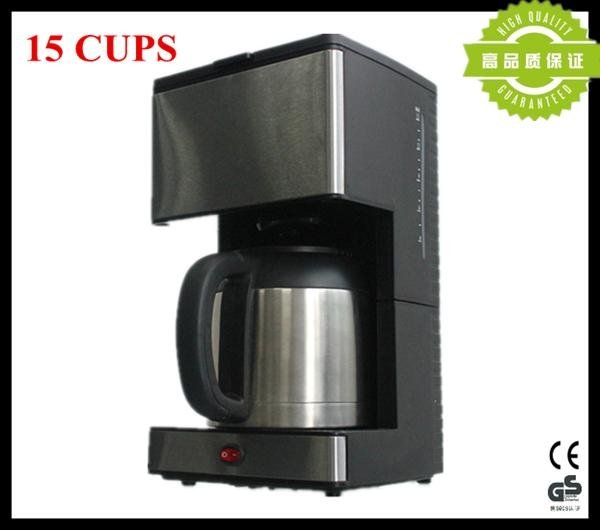 12-15 Cups Drip Coffee Maker with Thermos Jug