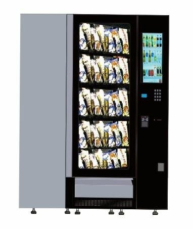 ice cream vending machine with led screen
