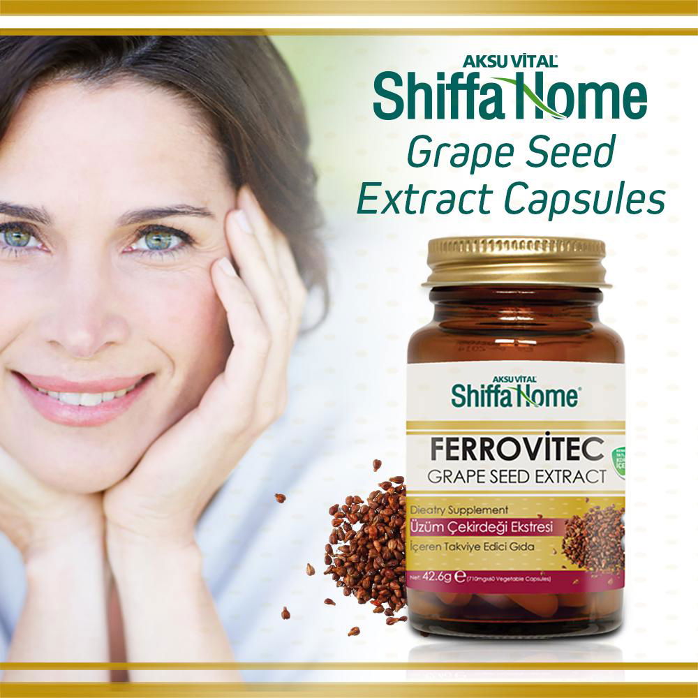 Grape Seed Oil Ferrovitec Health Food Supplement