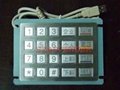 20Keys Wired Industrial Metal Keybaord Numeric Keypad with Bomb Proof  