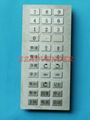 33 Key Vandal Resistant Numeric Metal Keypad for Industrial Console