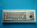   Industrial Numeric Metal Keyboard with Trackball for Meadical Kiosk  1