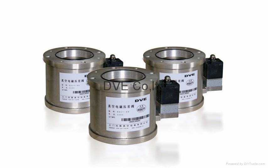 pressure differential control valve for vacuum pump