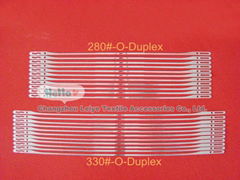 closed O-Type flat steel heald wire