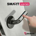 DIY electronic keyless digital door lock Smart Lever Lock 5