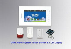 7 " color touch screen gsm alarm system for home alarm system G1 