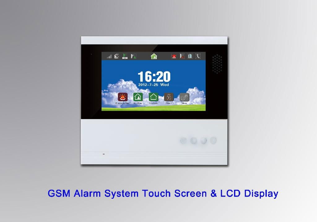 7 " color touch screen gsm alarm system for home alarm system G1  3