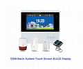 touch screen wireless GSM alarm system