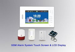 touch screen intelligent gsm alarm system G2 