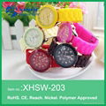 Silicone Geneva women watch 1