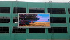 Outdoor full color p16 advertsing led display