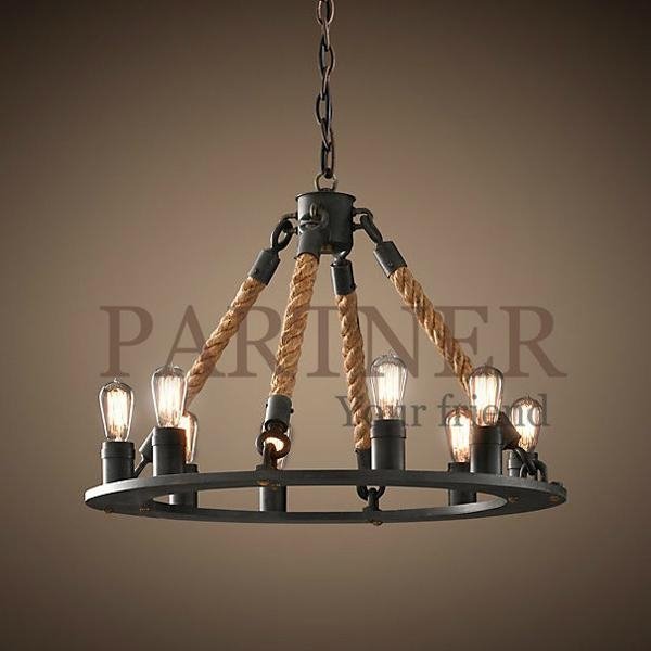 Rh Style Country Factory Price Modern Metal Paint Black Pendant Lamps
