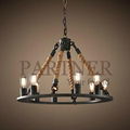 Rh Style Country Factory Price Modern Metal Paint Black Pendant Lamps 1