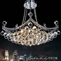 Shipping Free 2014 Modern Lustres Crystal Chandelier Lustre De Cristal Lamp for  1