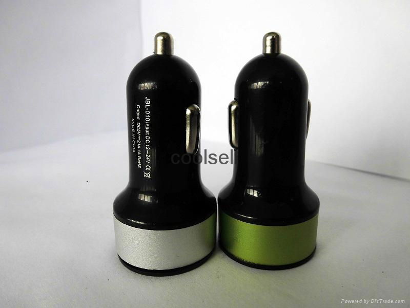 manufacturers selling 5V2.1A Dual USB port car charger 2