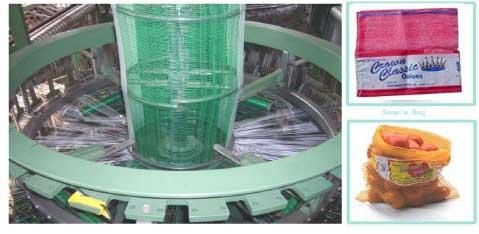 Leno Mesh Bags Circular Loom making machine for apples and fruits