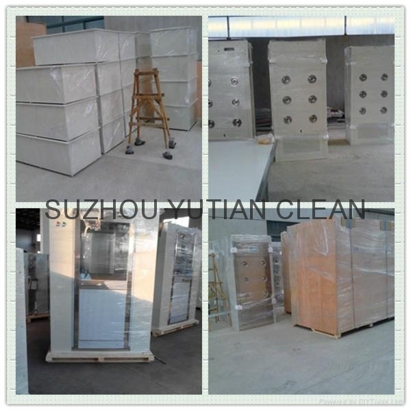 Clean room coating steel air shower 3