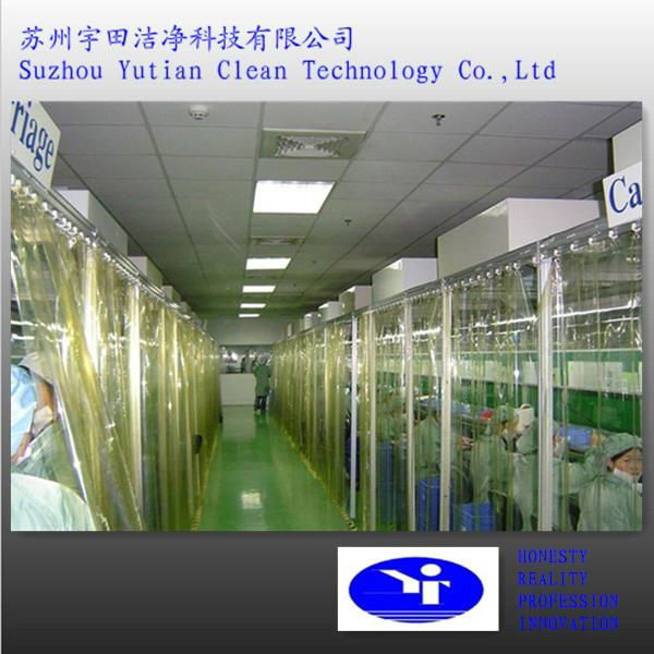 Softwall clean room filter cleaning booth clean booth