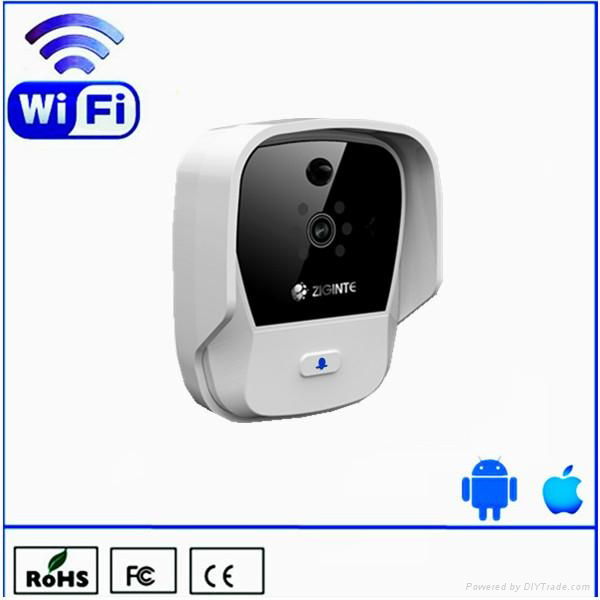 Video and audio doorbell K900 wifi door bell works with phone and tablet
