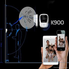 ZIGINTE k900 Wi-Fi Doorbell with Motion Sensor