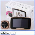 k800 factory price gsm peephole door viewer, pir detection