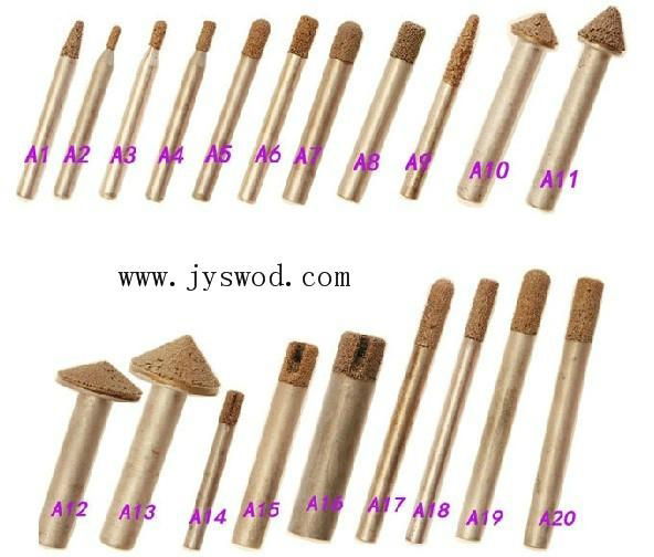 Brother vacuum brazed diamond graver carving tools for cnc machine