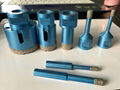 Vacuum brazed diamond dry tile drills 1