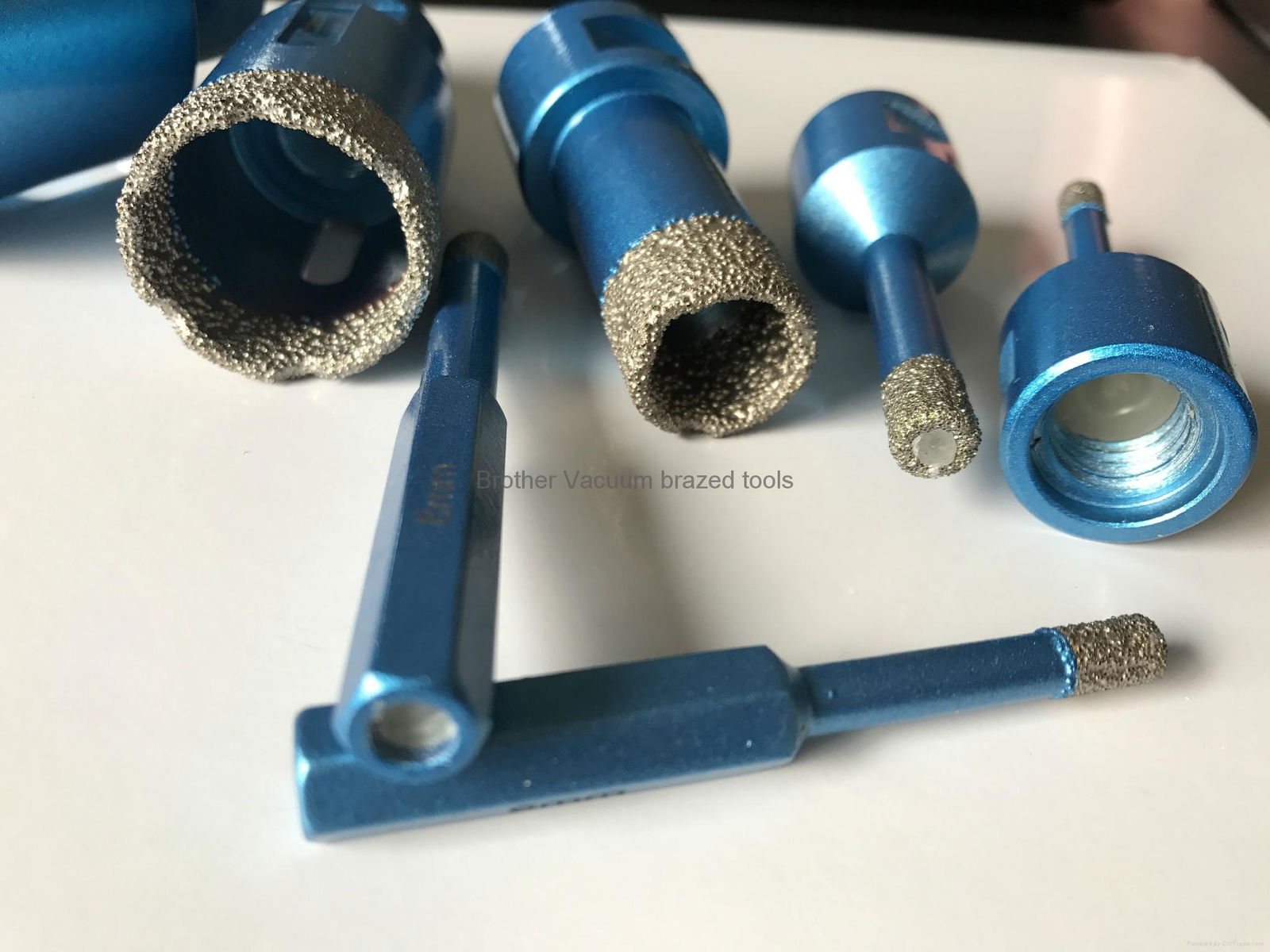 Vacuum brazed diamond dry tile drills 2