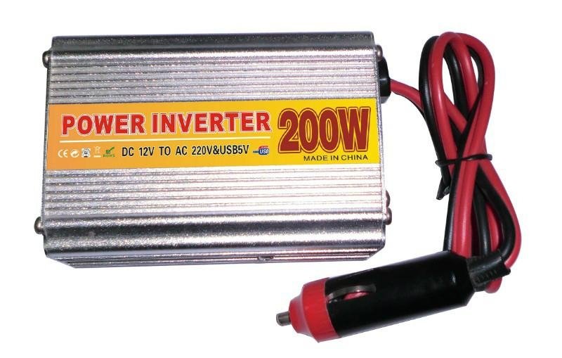 Hot Selling Products 200W Car Inverter 12v DC 220v AC 5