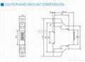 Watt hour energy Meter Single phase LCD display 220/120V 35mm DIN rail 17.5mm  2