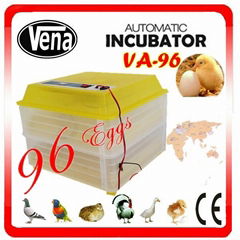 2014 New design automatic 96 eggs incubator for quail Eggs