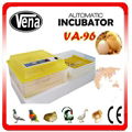 Best designed intelligent automatic poultry eggs incubator hatcher VA-96 2