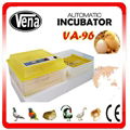 CE certification automatic egg incubator VA-96 make chicken egg incubator 4