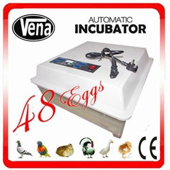 2014 Newest Weekly Top Hot Selling fan incubator 48 eggs incubator