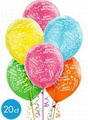 One Color on Five Sides Balloon Printing