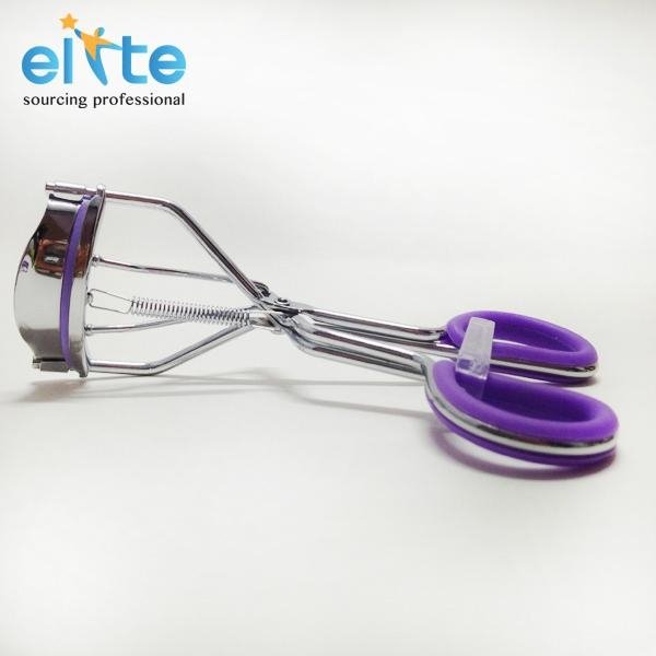 CE qualified Soft Grip compact eyelash curler