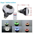 8W Bulb Lamp Stage Light Remote Control E27 Colorful Led Bluetooth Speaker 2