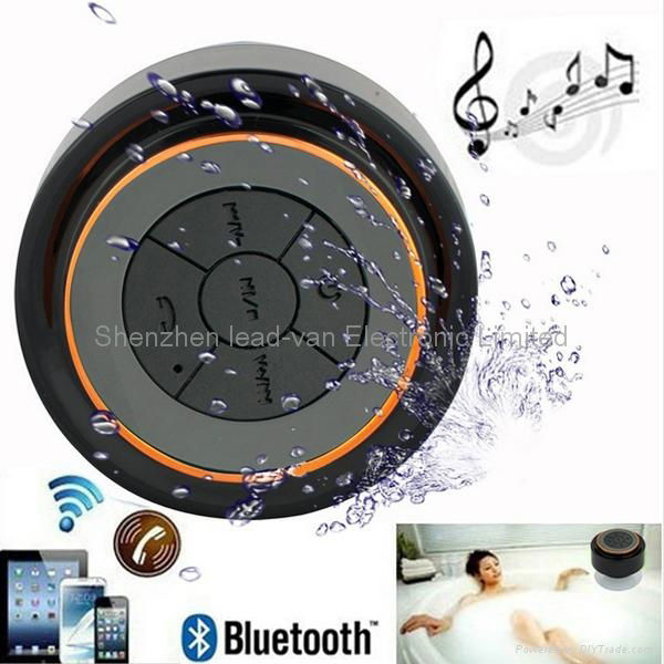 For Swimming Pool Bathroom Shower Handfree call IPX7 Bluetooth Speaker Waterproo 2