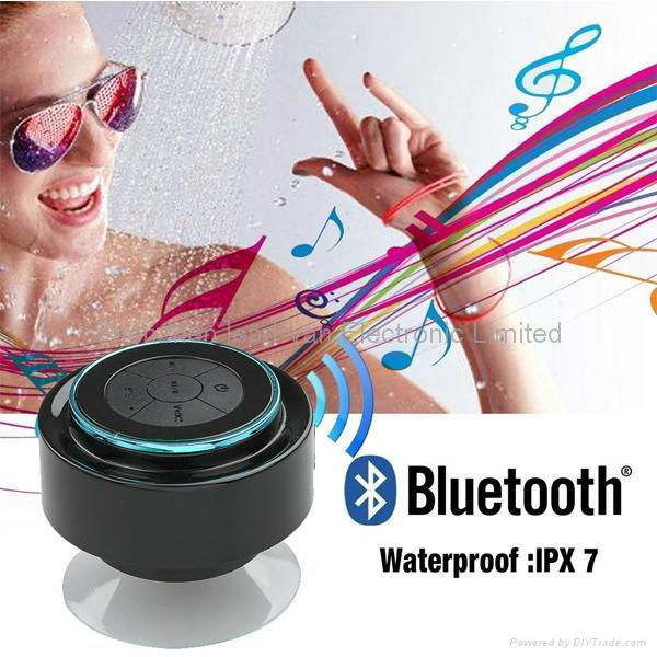 For Swimming Pool Bathroom Shower Handfree call IPX7 Bluetooth Speaker Waterproo 5