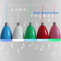 Smart Music Bulb Bluetooth Speaker With LED Light RGB 3