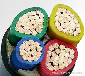 4 cores Low Smoke HalogenFree Copper core XLPE Insulated power cable 2