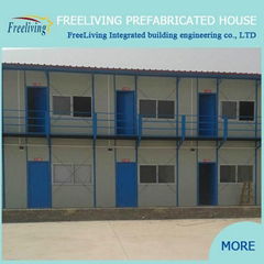 Cheaper color steel sandwich panel prefab house made in China