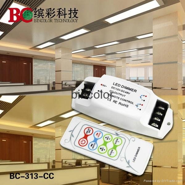 Constant current DC12V-48V RF remote LED CT controller with 2 CH