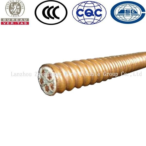 	0.6/1kv copper conductor maineral insulated copper tape armoured fireproof cabl 2