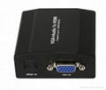 High quality HDMI to VGA RL SPDIF  Converter Adapter 1