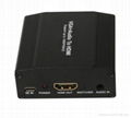 High quality HDMI to VGA RL SPDIF  Converter Adapter 2