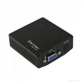 High quality HDMI to VGA RL SPDIF  Converter Adapter 3