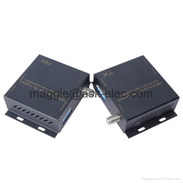 HDMI Extender  500M by coaxial support more tx to more rx 3